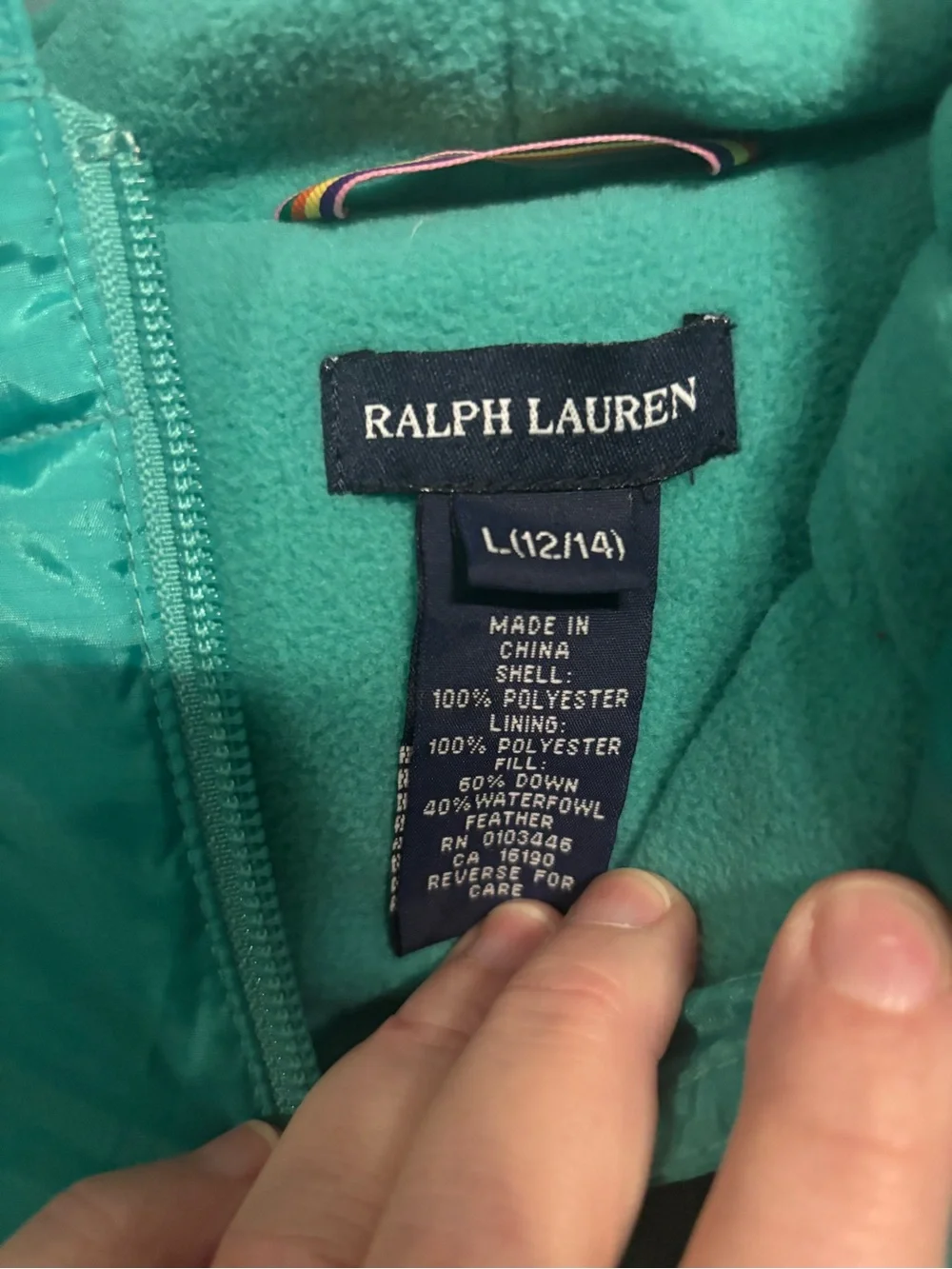 Ralph Lauren warm insulated